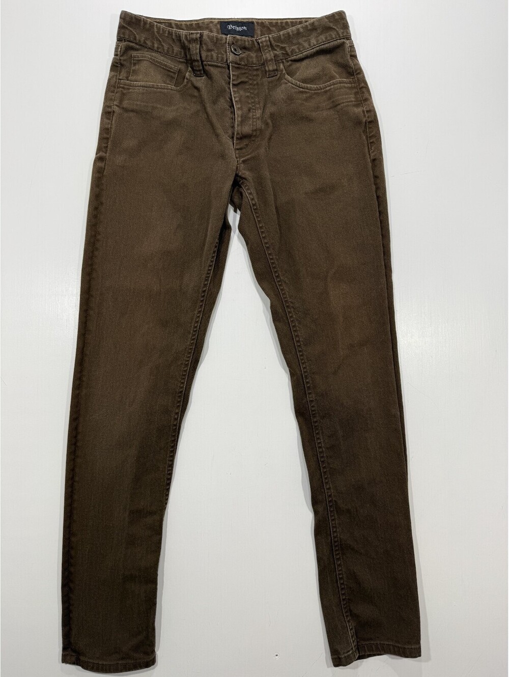 Brixton Reserve Pant Mens 31x32 Brown Standard Fit 5 Pocket Pants